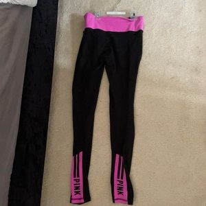 PINK yoga leggings size XS